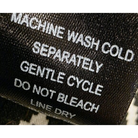 SOHO Apparel Ltd. Pencil Skirt Size L Pull On Black White Textured Knee Length - Picture 6 of 9